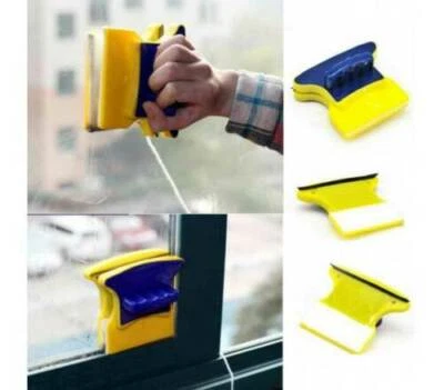 GLASS ACD SHOP Lavavetri Pulisci Vetro Magnetico Doppio Magnete Con Calamita Pulizia Lava Vetri