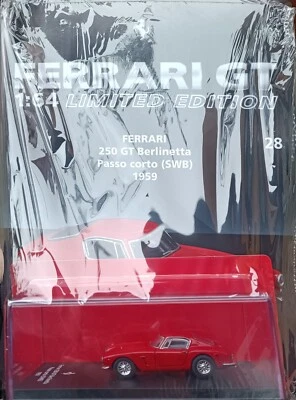 250 GT BERLINETTA PASSO CORTO (SWB) - 1959  FERRARI GT 1:64 LIMITED EDITION N#28 - Immagine 1 di 4