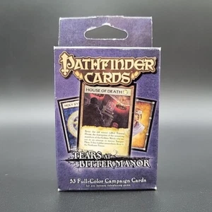 Pathfinder Campaign Cards Tears at Bitter Manor - 2014 RPG Game Deck Cards - Picture 1 of 5