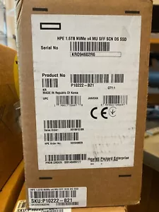 P10470-001 HPE 1.6TB NVMe x4 2.5" MU SFF SCN SSD HPE NEW - Picture 1 of 2