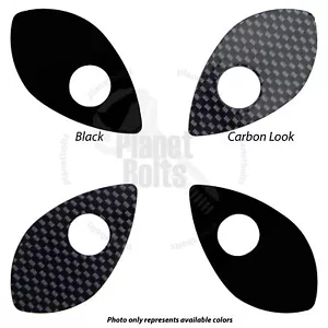 Turn Signal Adapter Plate Stalk For Honda CBR Light 600 RR Flasher Black Carbon - Foto 1 di 4
