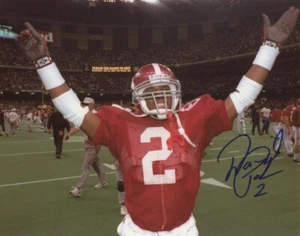 David Palmer Signed Auto UA Alabama Crimson Tide 8x10 Celebration Photo - Proof - Picture 1 of 2