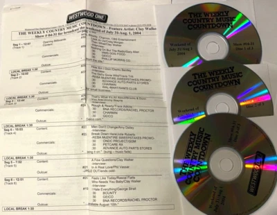 7/31/04 WEEKLY TOP 30 COUNTRY COUNTDOWN,CO-HOST CLAY WALKER; CRAIG MORGAN - Image 1 of 2