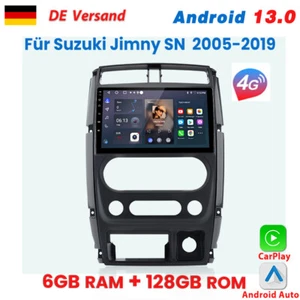 6+128GB V1PRO Carplay Autoradio Für Suzuki Jimny SN 2005-2019 GPS NAVI BT FM DAB - Bild 1 von 13