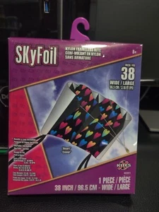 X-Kites SKY FOIL HEART DESIGN 38 INCH FRAMELESS KITE - Picture 1 of 2