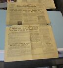 June 2 1943 Gibraltar Chronicle Newspaper Eisenhower and De Gaulle Meet WWII 