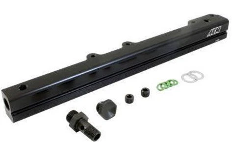 Riel de combustible AEM para 96-00 Honda Civic EX 96-97 y Del Sol 1,6 L SOHC VTEC 25-109BK Foto 1 de 1