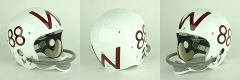 WISCONSIN BADGERS 1958-1966 Vintage Riddell TK Suspension Football Helmet Cover