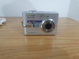 Pentax Digital Camera Optio 50L 5.0MP Silver Tested - Picture 1 of 5