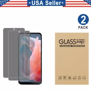 2PK Privacy Tempered Glass For Moto G 5G/G Play/G Power 5G/G Stylus 5G 2024 - Picture 1 of 6