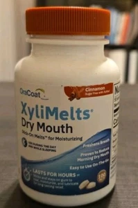 Discos adhesivos orales para boca seca de xilimelts canela con xilitol, 100 quilates caducidad 26/08 - Imagen 1 de 4