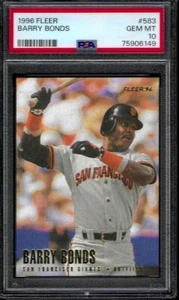 PSA 10 - 1996 Fleer #583 Barry Bonds San Francisco Giants - Picture 1 of 2