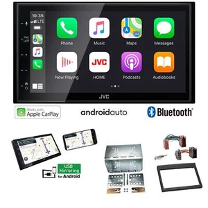 JVC Autoradio Apple CarPlay Android Auto für Porsche 911 1997-2006 in schwarz - Bild 1 von 8