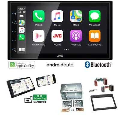 JVC Autoradio Apple CarPlay Android Auto für Porsche 911 1997-2006 in schwarz - Bild 1 von 4