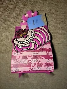 Danielle Nicole ~ Alice in Wonderland Pink Disney Cheshire Cat Mini Backpack NEW - Picture 1 of 2