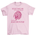 Vegetarian Is An Old Indian Word For Bad Hunter Vegan T-Shirt Men Women
