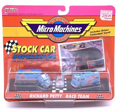 Micro Machines Richard Petty Race Team STP Big Rig Semi Truck Van Stock Car 43 Foto 1 de 4