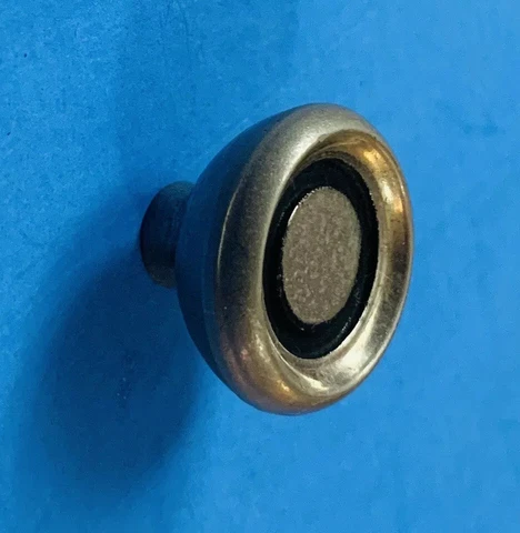 7/8” Nickel Antique Hardware McCobb Mid Century Modern Cabinet Drawer Knob Cover