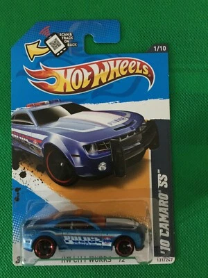 Hot Wheels ~ 2012 HW City Works ~ '10 Camaro SS ~ Kmart эксклюзивный полиции B61 - Изображение 1 из 4