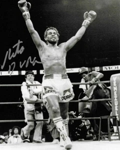 "Leyenda del boxeo"" autografiada 8 x 10 reproducción fotográfica brillante de Roberto Durán - Imagen 1 de 1
