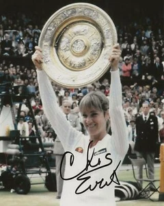 Tennis Champion Chris Evert Signed Photo 8x10 COA 21 - Picture 1 of 1