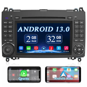 Android 13 Autoradio DVD BT Mercedes A/B Klasse W169 W245 Sprinter Viano Crafter - Bild 1 von 9