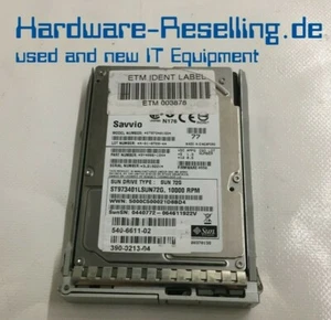 Sun HDD SAS 2,5" 72GB 10kRPM 8MB ST973401LSUN72G 540-6611-02 390-0213-04 - Bild 1 von 1
