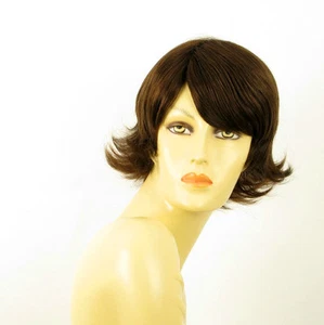 Perruque femme 100% cheveux naturel châtain ref EMILIE 6 - Picture 1 of 7