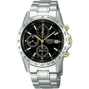 SEIKO SBTQ043 Seiko Selection Men's Watch Chronograph Quartz Waterproof silve 23 - Picture 1 of 2