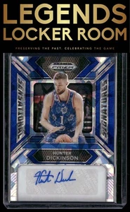 2024 Prizm Draft Picks Hunter Dickinson Sensational Signatures Blue Ice /75 - Picture 1 of 2