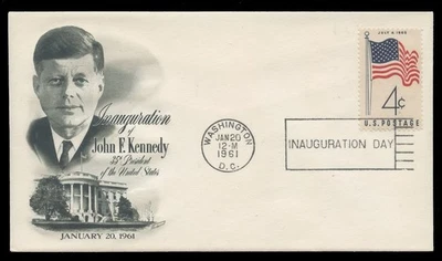 INAUGURATION COVER - JOHN F. KENNEDY, FLEETWOOD CACHET - Image 1 of 2