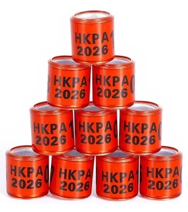 NUEVO 100 piezas Rojo 2025 Aluminio Paloma Identificar Piernas Anillos Bandas Entrenamiento HKPA - Imagen 1 de 9