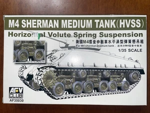 M4 Sherman Med. Panzer HVSS Fahrwerk Maßstab 1:35 AFV Club unmontierter Bausatz #AF35030 - Bild 1 von 4