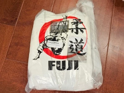 Fuji Single Weave Mens Kids Womens Judo Gi White Size 5 - New - Image 1 of 2
