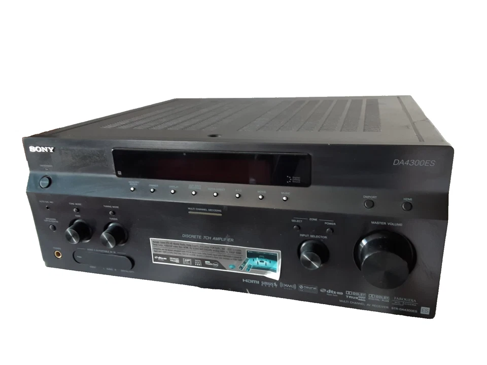 Sony STR-DA4300ES Digital Discrete 7-Channel Amplifier AV Receiver - UNTESTED - Image 1 of 4