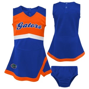 Girls Preschool Royal Florida Gators Two-Piece Cheer Captain Jumper Dress & - Picture 1 of 4