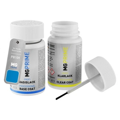 Motorradlack Lackstift für Honda Motorcycles PB109 Neptune Blue Basis Klarlack - Bild 1 von 4