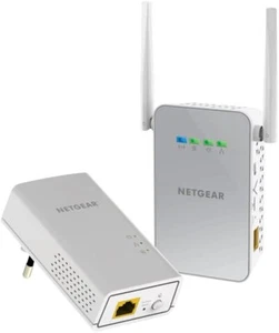 Powerline WiFi AV1000 Netgear PLW1000 Dual Band 2Pcs Ethernet Gigabit Internet - Picture 1 of 1