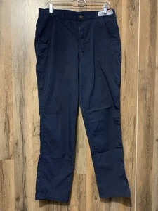 Carhartt Pants Men 32x32 Navy Blue Lightweight Bicomponent Ripstop Work 74533-20 - Picture 1 of 6