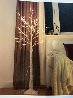 IKEA STRALA LED Floor Lamp, Artificial Birch Tree, 67 "  NEW - Image 1 of 3