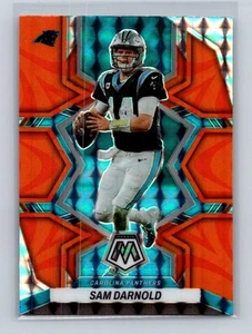 2022 Panini Mosaic #27 Mosaic Reactive Orange Sam Darnold Carolina Panthers - Picture 1 of 2
