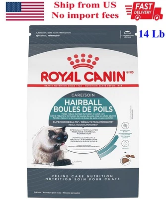 Royal Canin Feline Care Nutrition Hairball Care Adult Dry Cat Food, 14 lb - Image 1 of 4