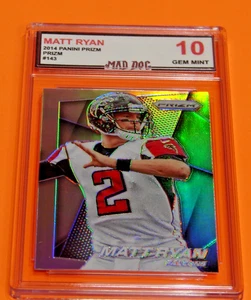 MATT RYAN****2014 Panini PRIZM--HOLO Refractor----GEM 10***FALCONS-COLT--Mad Dog - Picture 1 of 1