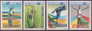 SAN MARINO 1995 Lo sport mondiale 4v MNH** - Foto 1 di 1