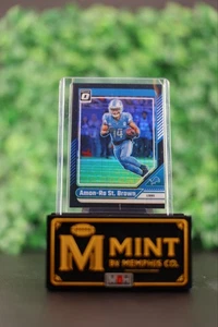 2024 Donruss Optic Amon-Ra St Brown Black Pandora /25 SSP Lions - Picture 1 of 2