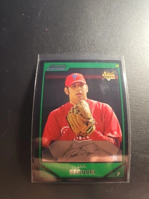 2007 Bowman Draft Picks & Prospects - Chrome #BDP16 Zack Segovia - Image 1 of 2