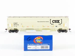 HO Scale Athearn 89421 CSXT 3-Bay Covered Hopper #261016 - Picture 1 of 12