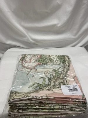 Atelier Choux Tapeastry Baby Blanket White & Pink Set Of 5x - Image 1 of 4