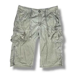 Bermudas de tiro bajo Department of Peace verde cargo utilitario grunge 4 - Imagen 1 de 4