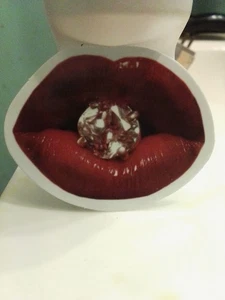 Sexy Teeth  👄 Biting Diamond Humor Skateboard 💻 🎸 Decal Sticker 🆓 Sticker. - Picture 1 of 2